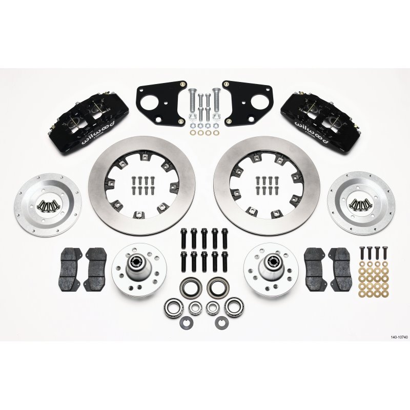 Wilwood Dynapro 6 Front Hub Kit 12.19in 62-72 CDP B & E Body-Drum