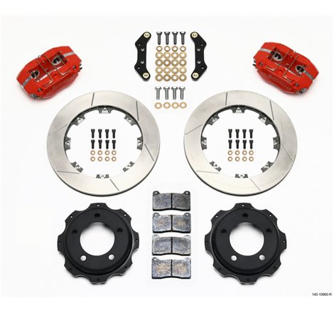 Wilwood Dynapro Rear Kit 12.19in Red Backdraft Cobra (BMW E36 Based)