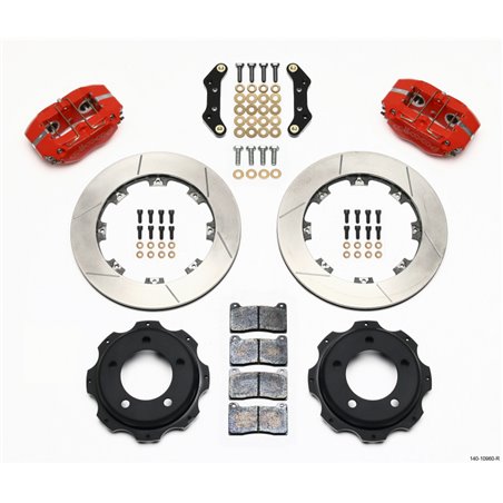 Wilwood Dynapro Rear Kit 12.19in Red Backdraft Cobra (BMW E36 Based)