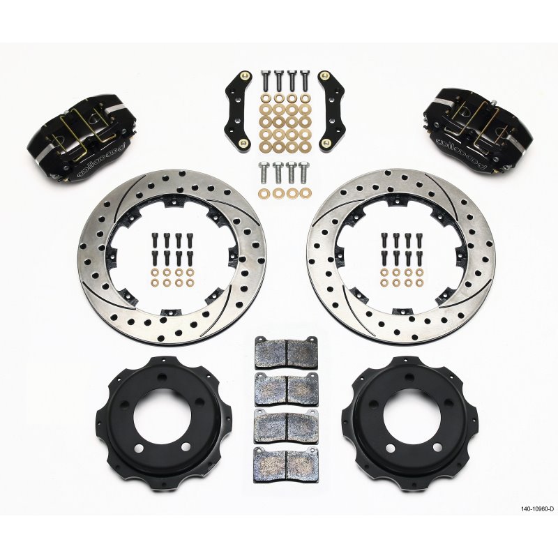 Wilwood Dynapro Rear Kit 12.19in Drilled Backdraft Cobra (BMW E36 Based)