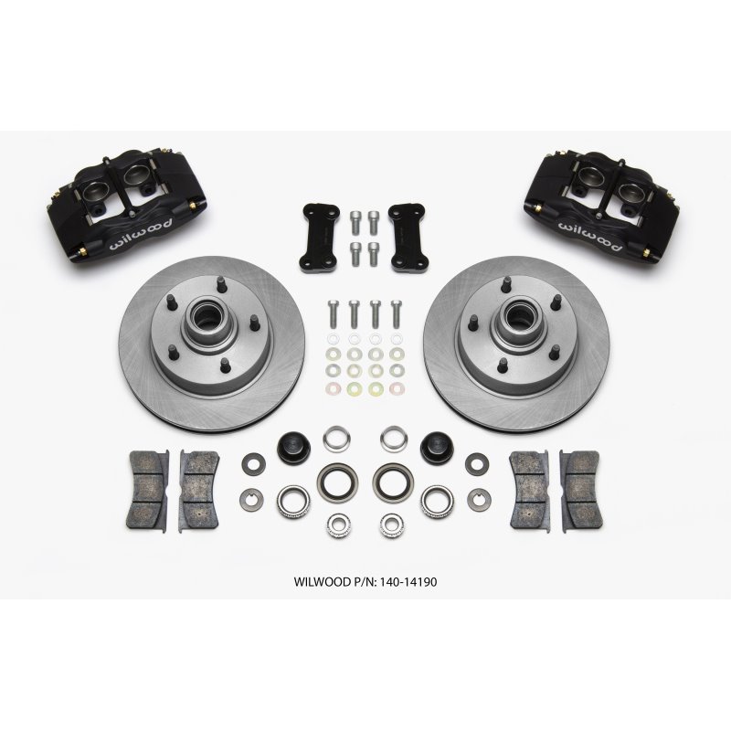 Wilwood Forged Dynalite Front Kit 11.72in 1 PC Rotor&Hub Ford F100 1948-1956