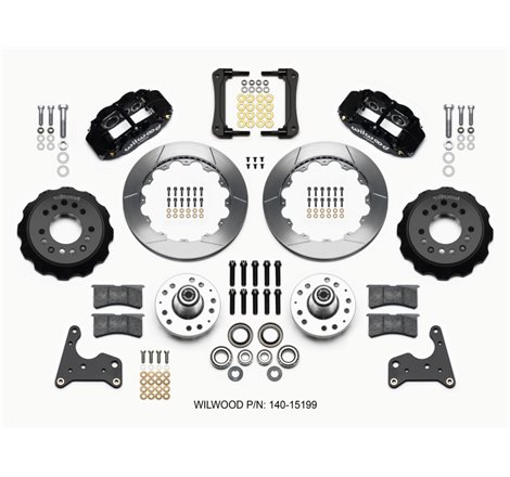 Wilwood Narrow Superlite 6R Front Hub Kit 12.88in 65-72 CDP C Body -Drum