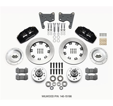 Wilwood Dynapro 6 Front Hub Kit 12.19in 65-72 CDP C Body -Drum