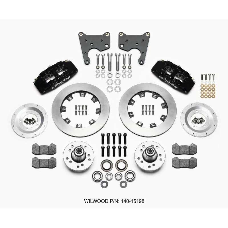 Wilwood Dynapro 6 Front Hub Kit 12.19in 65-72 CDP C Body -Drum