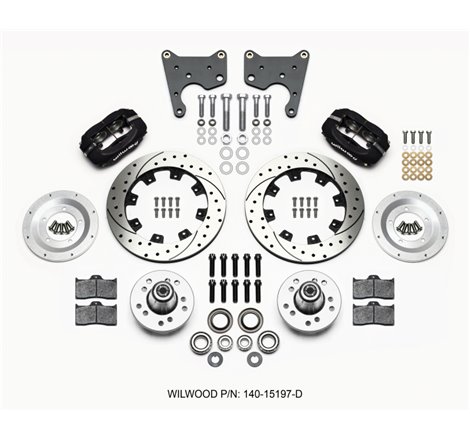 Wilwood Forged Dynalite Front Kit 12.19in Drilled 65-72 CDP C Body -Drum