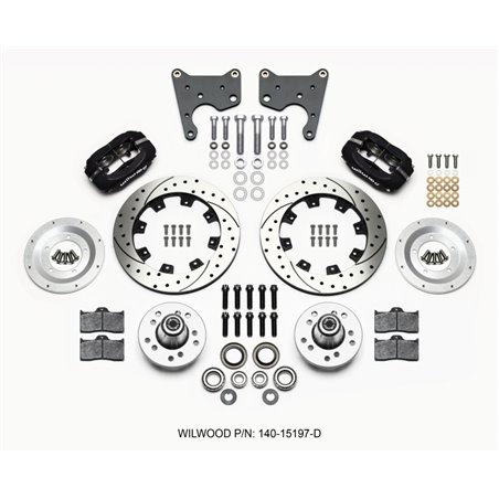 Wilwood Forged Dynalite Front Kit 12.19in Drilled 65-72 CDP C Body -Drum