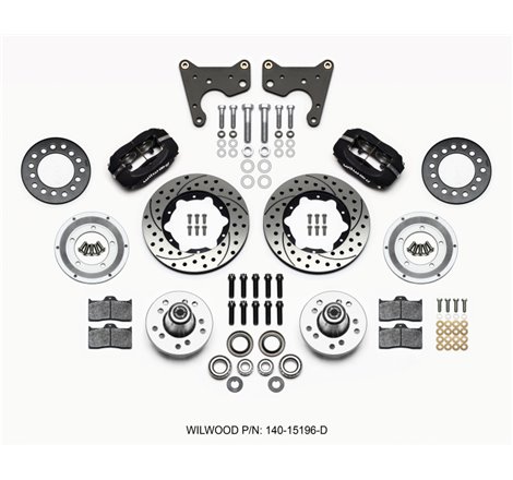 Wilwood Forged Dynalite Front Kit 11.00in Drilled 65-72 CDP C Body -Drum