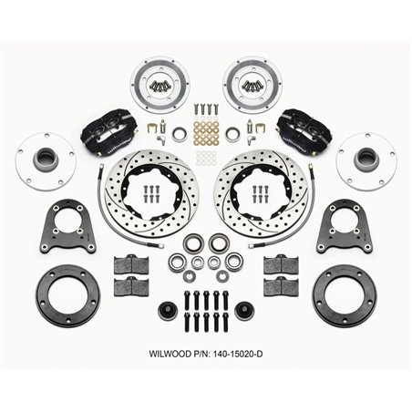 Wilwood Forged Dynalite-M Front Kit 10.75in Drilled 1950-1955 MG-TD/TF