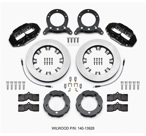 Wilwood D8 Front Hat Kit 12.19in Rotor 76-77 Ford Bronco Dana 44 w/Lines