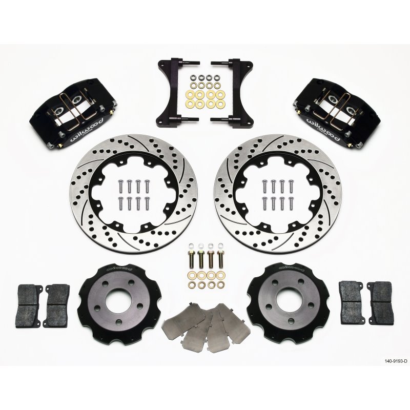 Wilwood Dynapro Radial Front Kit 12.00in Drilled Subaru Impreza WRX (*Line Kit Needed*)