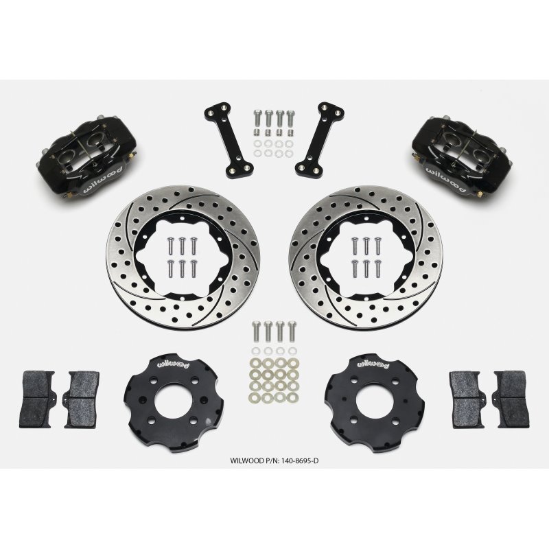 Wilwood Forged Dynalite Front Hat Kit 11.00in Drilled Integra/Civic w/Fac.240mm Rtr