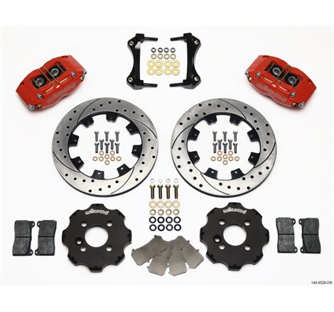 Wilwood Dynapro Radial Front Kit 12.19in Drilled Red Mini Cooper