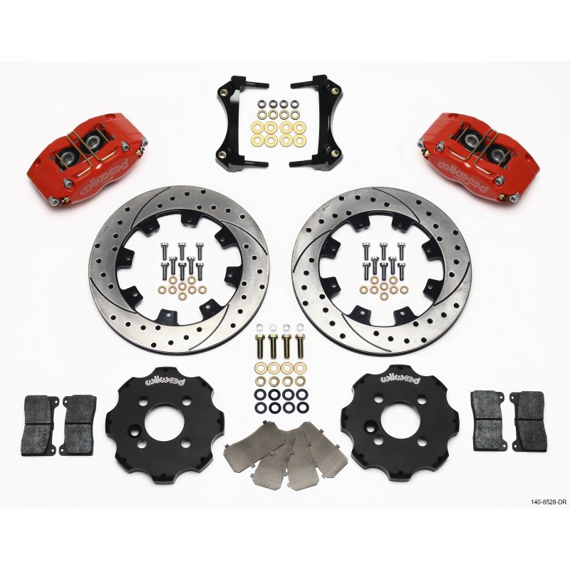 Wilwood Dynapro Radial Front Kit 12.19in Drilled Red Mini Cooper