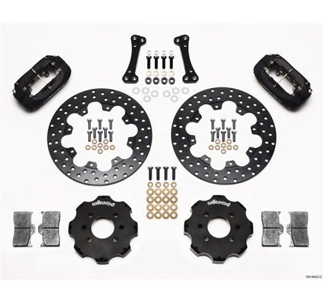 Wilwood Forged Dynalite Front Drag Kit Drilled Rotor Integra/Civic w/Fac.262mm Rtr