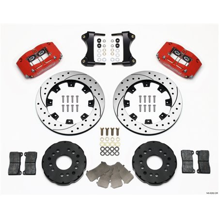 Wilwood Dynapro Radial Front Kit 12.19in Drilled Red 95-99 Mitsubishi Eclipse (*Line Kit Needed*)