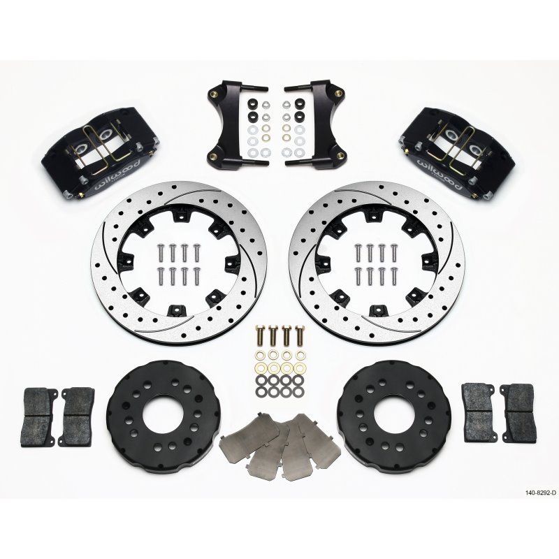 Wilwood Dynapro Radial Front Kit 12.19in Drilled 95-99 Mitsubishi Eclipse (*Line Kit Needed*)