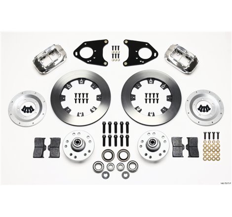 Wilwood Forged Dynalite Front Kit 12.19in Polished 71-80 Pinto/Mustang II Disc & Drum