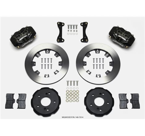 Wilwood Forged Dynalite Front Hat Kit 12.19in 02-06 Acura RSX-5 Lug