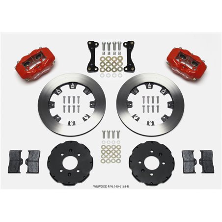 Wilwood Forged Dynalite Front Hat Kit 12.19in Red 94-01 Honda/Acura w/262mm Disc