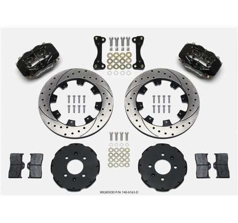 Wilwood Forged Dynalite Front Hat Kit 12.19in Drilled 94-01 Honda/Acura w/262mm Disc