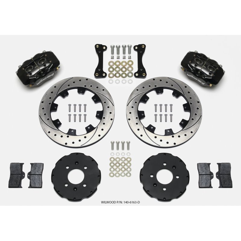 Wilwood Forged Dynalite Front Hat Kit 12.19in Drilled 94-01 Honda/Acura w/262mm Disc