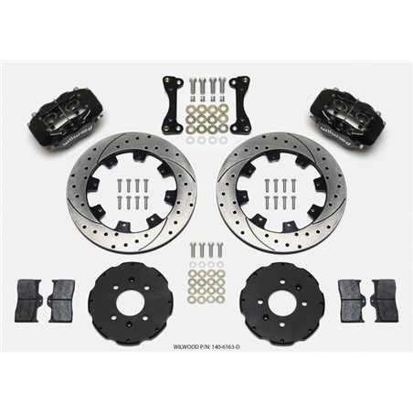 Wilwood Forged Dynalite Front Hat Kit 12.19in Drilled 94-01 Honda/Acura w/262mm Disc