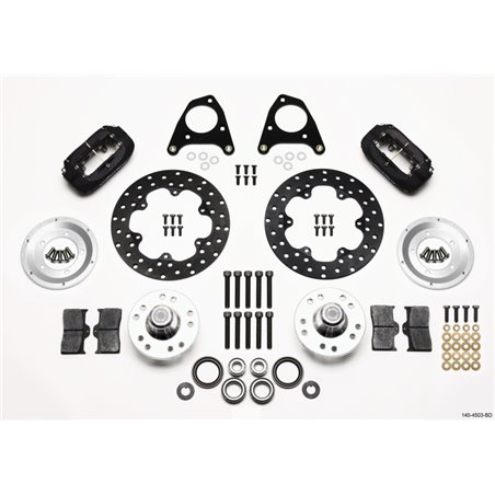 Wilwood Forged Dynalite Front Drag Kit Drilled Rotor 87-93 Mustang 84-86 SVO 5 Lug