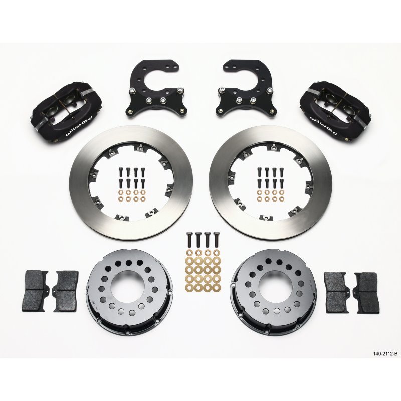 Wilwood Forged Dynalite P/S Rear Kit Chev 12 Bolt w C-Clips