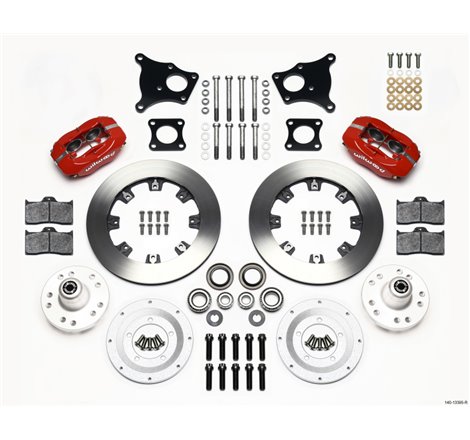 Wilwood Forged Dynalite Front Kit 12.19in Red AMC 71-76 OE Disc w/o Bendix Brakes