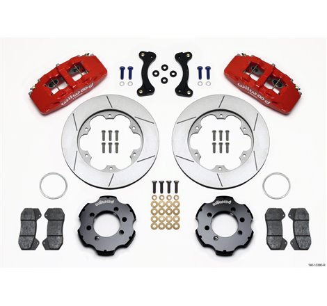 Wilwood Dynapro 6 Front Hat Kit 11.00in GT Rotor Red 95-05 Miata