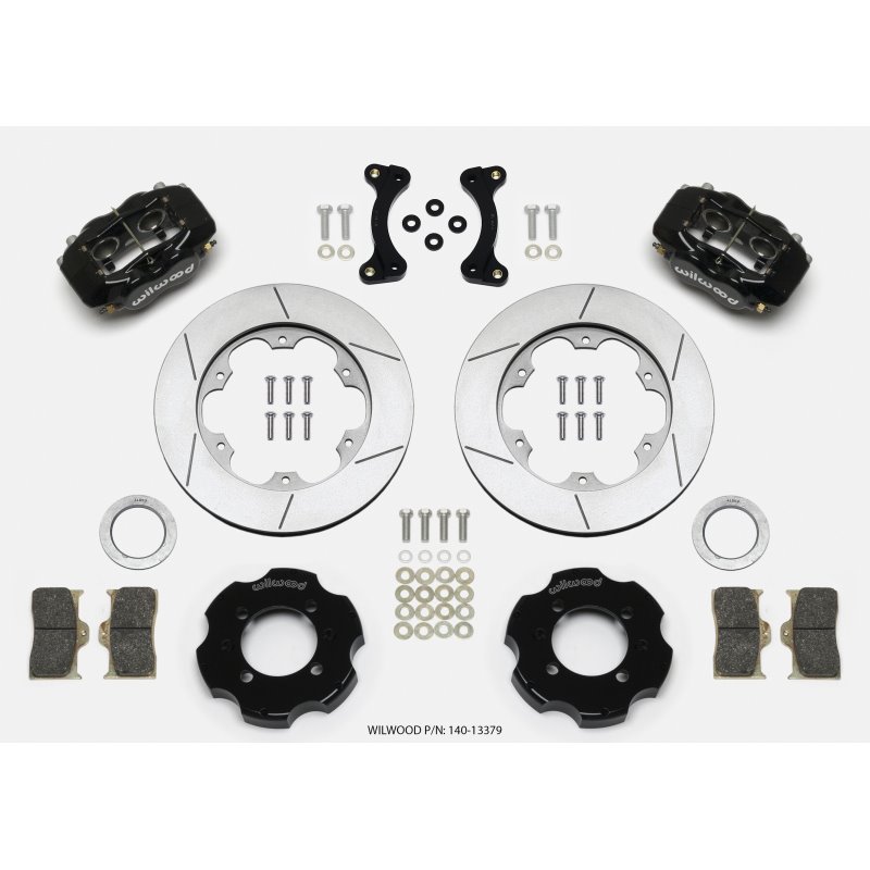 Wilwood Forged Dynalite Front Hat Kit 11.00in GT Rotor 95-05 Miata