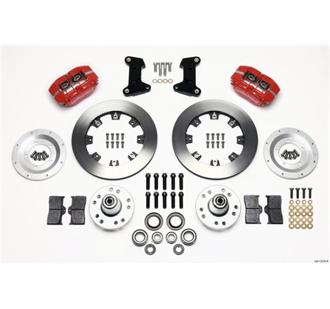 Wilwood Dynapro Dust-Boot Front Kit 12.19in Red 74-80 Pinto/Mustang II Disc Spindle only