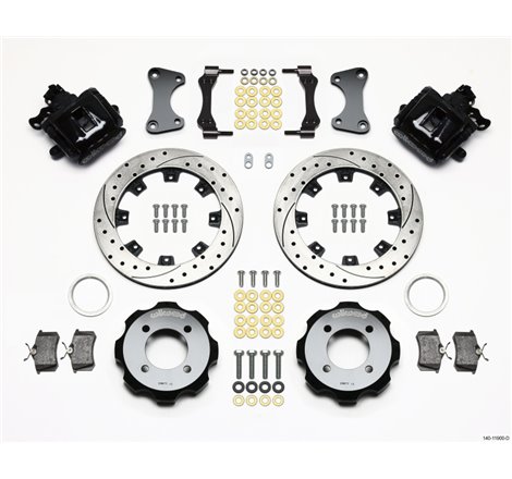 Wilwood Combination Parking Brake Rear Kit 11.75in Drilled 2011 Fiesta Rear