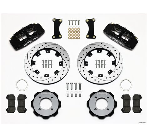 Wilwood Dynapro 6 Front Hat Kit 12.19in Drilled 2011 Fiesta