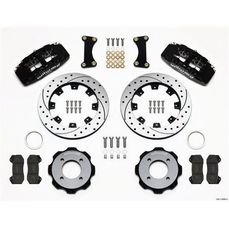 Wilwood Dynapro 6 Front Hat Kit 12.19in Drilled 2011 Fiesta