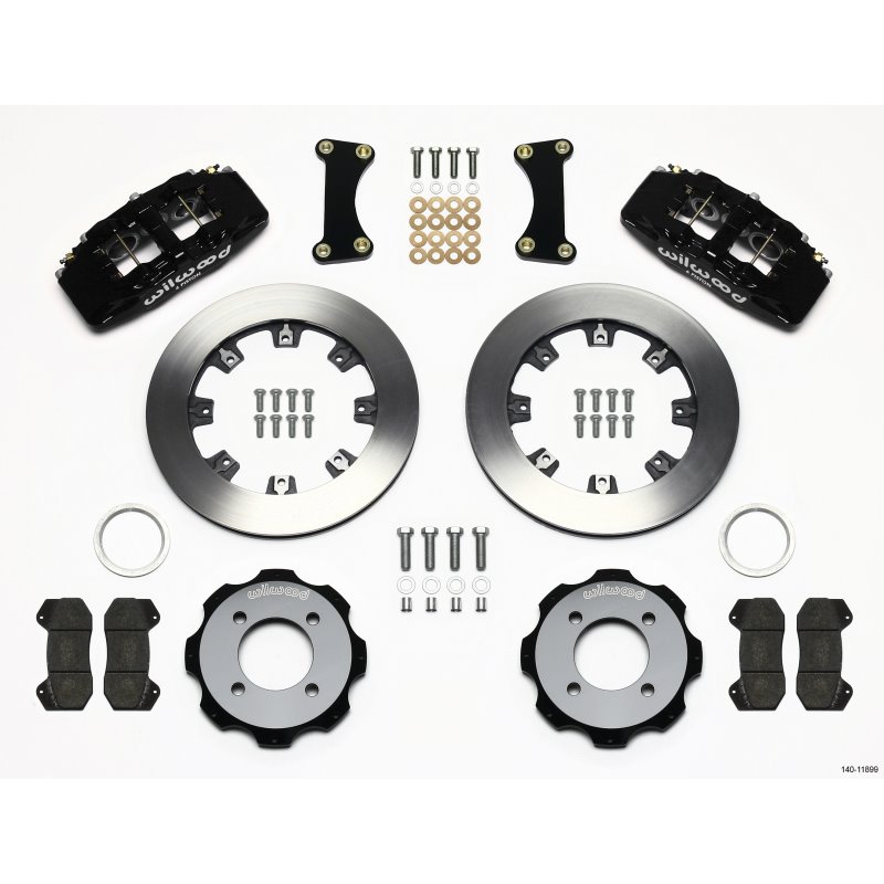 Wilwood Dynapro 6 Front Hat Kit 12.19in 2011 Fiesta