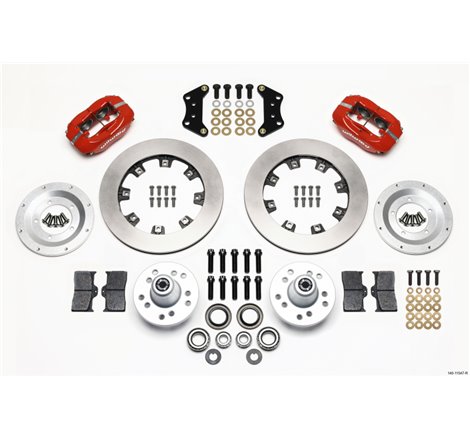 Wilwood Forged Dynalite Front Kit 12.19in Red Magnum Force Drop Spndle