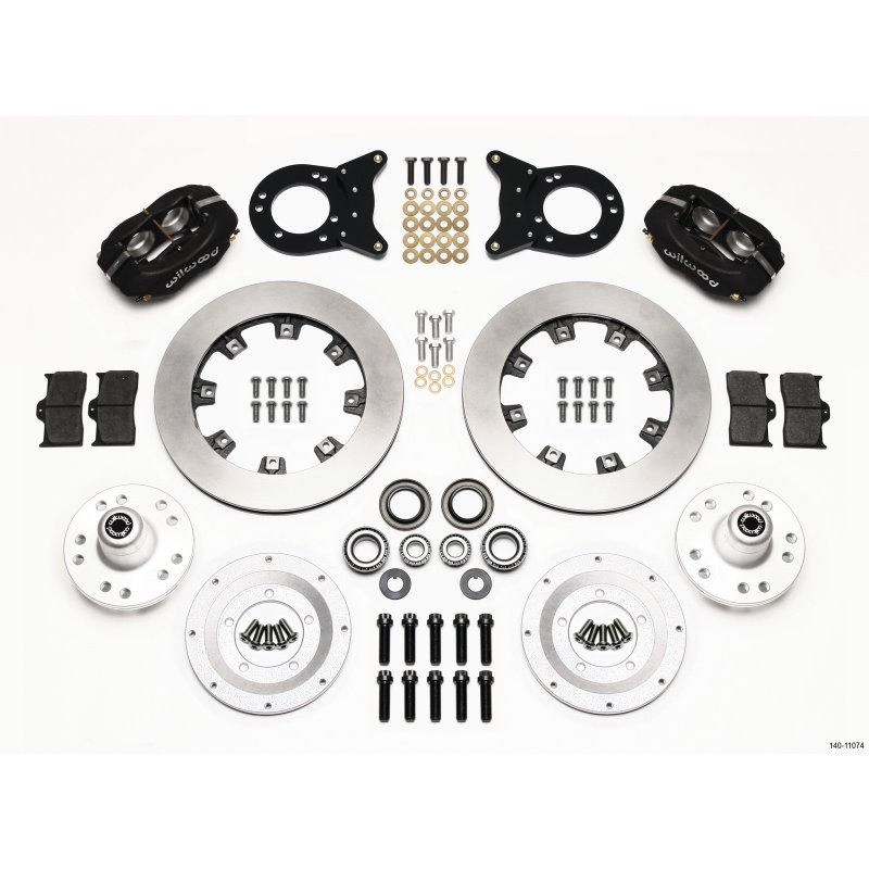 Wilwood Forged Dynalite Front Kit 12.19in 1970-1973 Mustang Disc & Drum Spindle