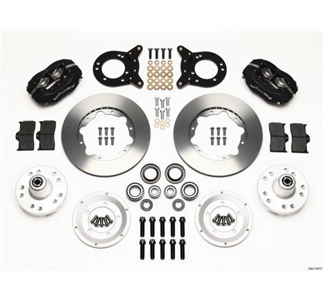 Wilwood Forged Dynalite Front Kit 11.00in 1970-1973 Mustang Disc & Drum Spindle