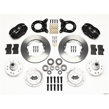 Wilwood Forged Dynalite Front Kit 11.00in 1970-1973 Mustang Disc & Drum Spindle