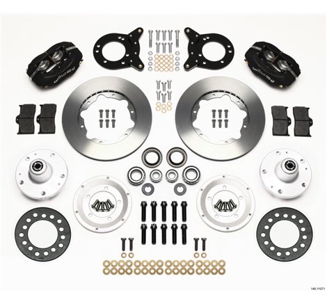 Wilwood Forged Dynalite Front Kit 11.00in 1965-1969 Mustang Disc & Drum Spindle