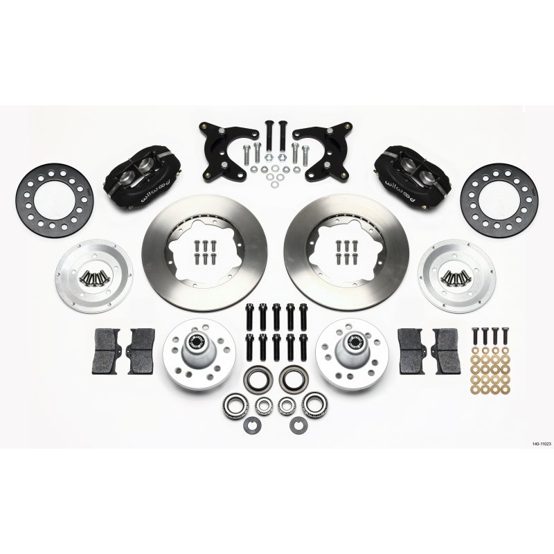 Wilwood Forged Dynalite Front Kit 11.00in 65-72 CDP A Body - 10in Drum