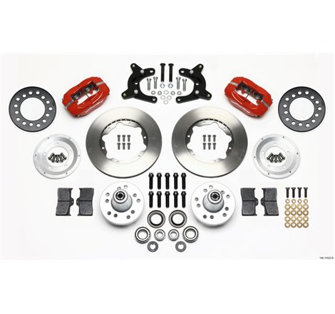 Wilwood Forged Dynalite Front Kit 11.00in Red 62-72 CDP A Body - 9in Drum