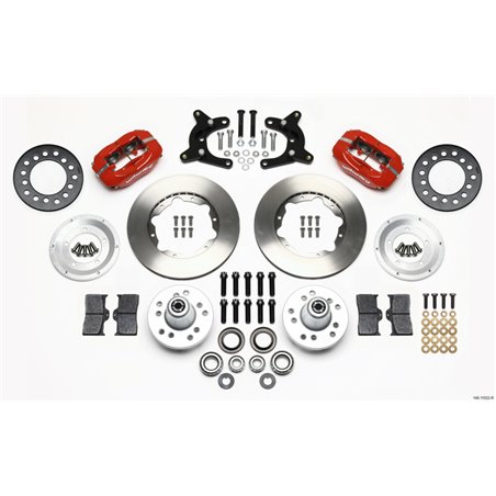 Wilwood Forged Dynalite Front Kit 11.00in Red 62-72 CDP A Body - 9in Drum