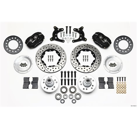 Wilwood Forged Dynalite Front Kit 11.00in Drilled 62-72 CDP A Body - 9in Drum