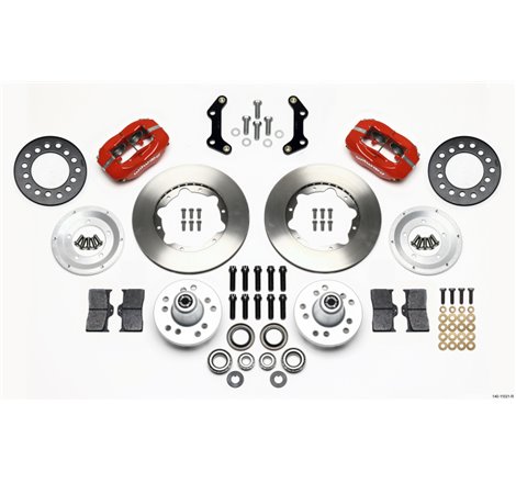 Wilwood Forged Dynalite Front Kit 11.00in Red 70-72 CDP B & E Body-Disc