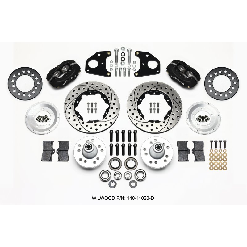 Wilwood Forged Dynalite Front Kit 11.00in Drilled 62-72 CDP B & E Body-Drum