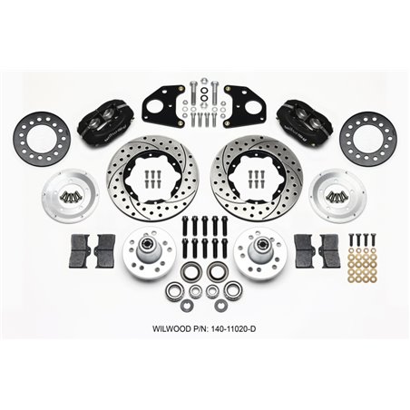 Wilwood Forged Dynalite Front Kit 11.00in Drilled 62-72 CDP B & E Body-Drum