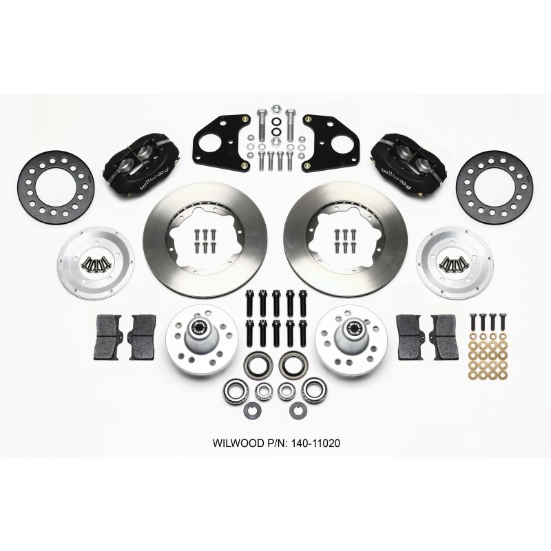 Wilwood Forged Dynalite Front Kit 11.00in 62-72 CDP B & E Body-Drum