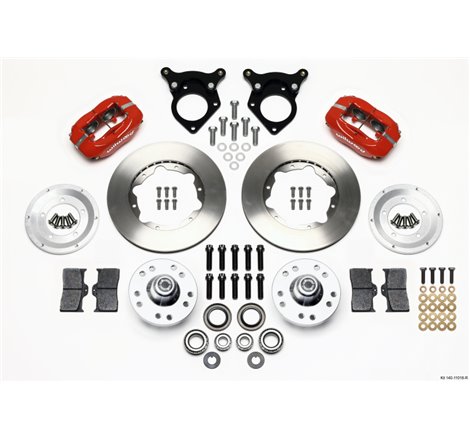 Wilwood Forged Dynalite Front Kit 11.00in Red 87-93 Mustang 5 Lug